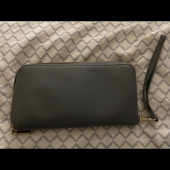 Dark grey rectangle wallet/wristlet - Picture 2 of 3